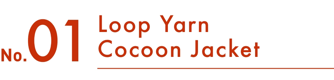 No.01 Loop Yarn Cocoon Jacket